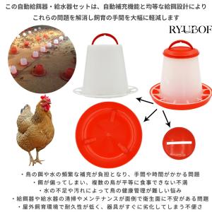 鳥用自動給餌器 自動給水器 給餌器 餌入れ 水...の詳細画像3