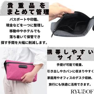 鍵付きポーチ 隠し金庫 貴重品ボックス お札入...の詳細画像2