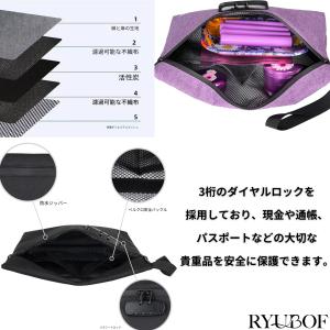 鍵付きポーチ 隠し金庫 貴重品ボックス お札入...の詳細画像4