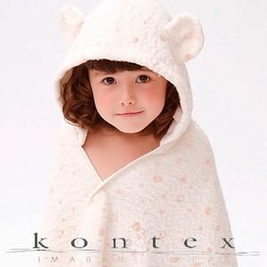 今治タオル☆フード付きバスタオル☆コンテックス(ミュール