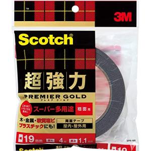 超強力両面テープ 3M スーパー多用途 SPR-19R プレミアゴールド