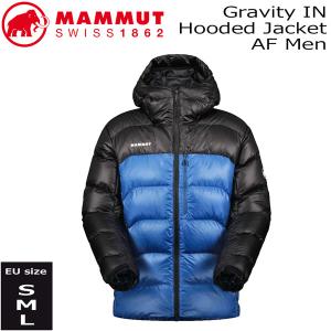 マムート MAMMUT グラビティ IN フードジャケット Gravity IN Hooded Jacket AF Men 50566 deep ice-black｜yugakujin