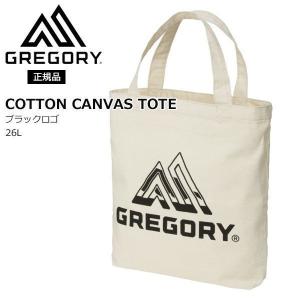 グレゴリー コットンキャンバストート ブラックロゴ GREGORY COTTON CANVAS TOTE-BLACK LOGO｜yugakujin