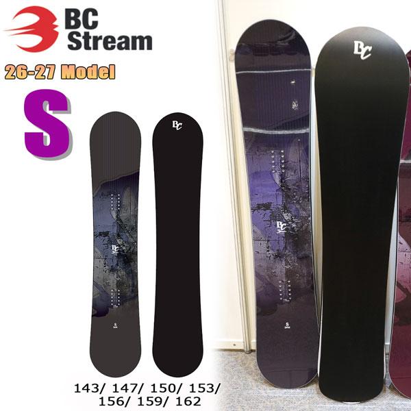 予約 26-27 BC STREAM ビーシーストリーム S エス スノーボード 板 カービング フ...