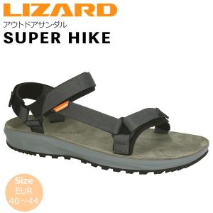 値下げ リザード LIZARD SUPER HIKE ブラックグレー アウトドアサンダル｜yugakujin