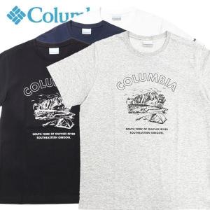 コロンビア ヤハラフォレストショートスリーブTシャツ Columbia YaharaForestShortSleeveTeeColumbia_2020ss メール便配送｜yugakujin