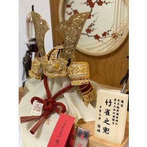 五月人形 初節句 兜飾り 竹雀(たけすずめ)兜...の詳細画像2
