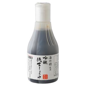 海の精使用・吟醸純生しょうゆ200mlデラミボトル