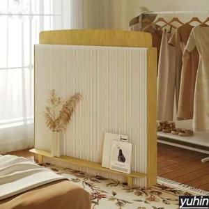 ペーパーパーテーション 間仕切り 衝立 屏風 折りたたみ式 部屋の仕切り壁 高さ125cm長さ120cm 持ち運び可能 組立不要 紙製屏風 軽量 頑丈構造 低い