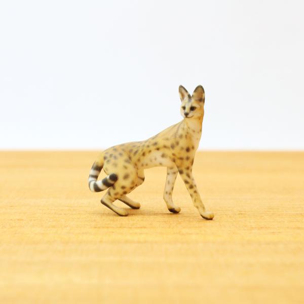 サーバルキャットのミニチュアフィギュア