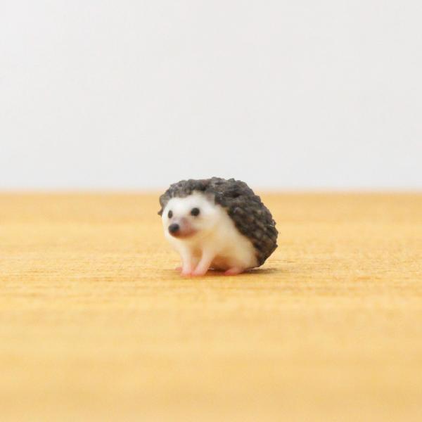ヨツユビハリネズミのミニチュアフィギュア