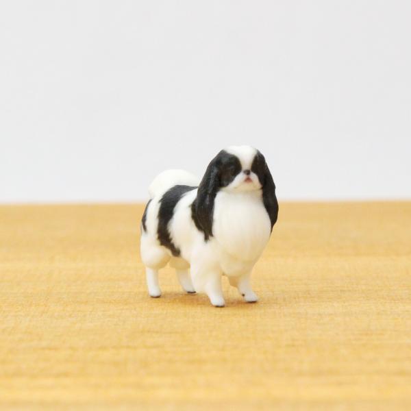 狆のミニチュアフィギュア