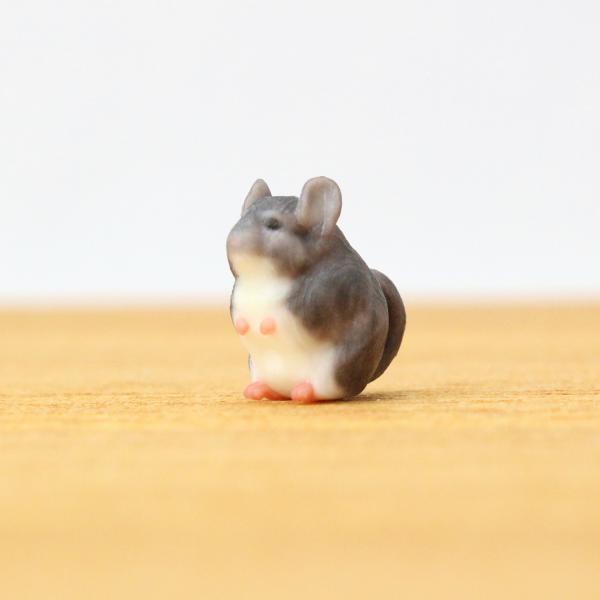 チンチラのミニチュアフィギュア