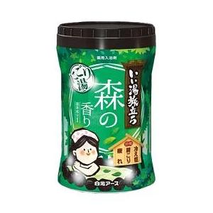 白元アース いい湯旅立ち ボトル にごり湯 森の香り 医薬部外品 600g 薬用入浴剤