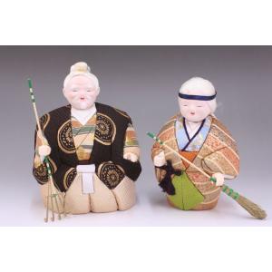 高砂人形　老夫婦像　彫刻　置物　マンモス　光月 送料無料 銅製高砂置物 夫婦円満、長寿 縁起物 - メルカリ