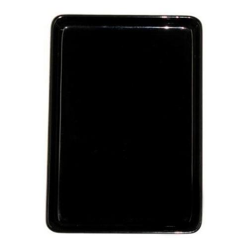 切手盆 8寸(越前塗)木製 漆塗り 漆器 黒・無地 8号 横17cm×縦24cm