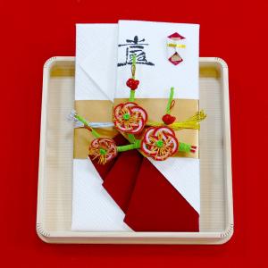 結納品セット 結納金のみ 袋 巣籠り鶴【結婚支度金 略式結納 顔合わせ