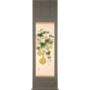 掛け軸 桃太郎 （奥田廣尚）（掛軸小物なし） 【掛軸】 : 掛け軸・絵画