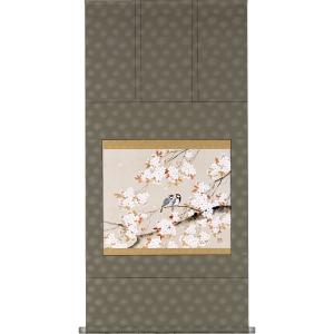 テレビで紹介された話題の（額入り） 開運・鯉の滝登り 広森雄 約横49