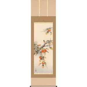 掛軸 (掛け軸) 夏用 川蝉 中川幸彦 尺八横 約横67cm×縦138cm p9752 夏