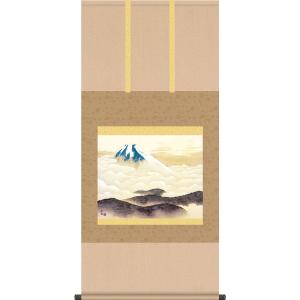 掛軸 (掛け軸) 山村春麗 川合玉堂 尺五立 約横54.5cm×縦190cm g7006
