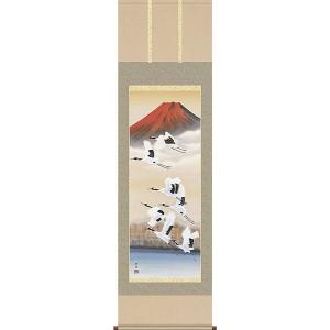 日本画 掛軸　赤富士　中沢　勝 日本画 掛軸 赤富士 中沢 勝 楽天市場】掛け軸 赤富士 （中沢勝