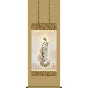 掛軸 (掛け軸) 山村春麗 川合玉堂 尺五立 約横54.5cm×縦190cm g7006