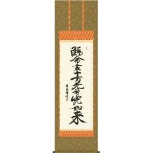 掛け軸 掛軸 釈迦名号・南無釈迦牟尼仏 井上静観 (真筆・新品