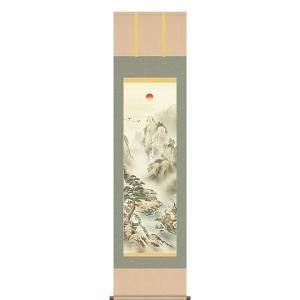 掛軸 (掛け軸) 茶掛け 雪月花 安藤徳祥 懐紙横 約横59cm×縦110cm p9706