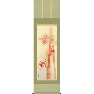 掛軸 (掛け軸) 山村春麗 川合玉堂 尺五立 約横54.5cm×縦190cm g7006