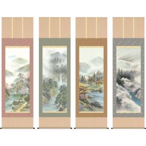 角井満夫 「清流」 F6号 日本画 : 大和田画廊 - 通販 - Yahoo