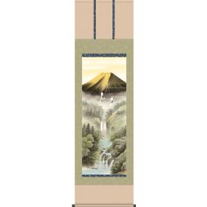 掛け軸 秋草 (小栗春峰) （掛軸小物なし) 【掛軸】 : 掛け軸・絵画の