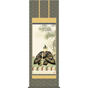 掛軸 (掛け軸) 紫式部 稲垣瑞波 尺五立 約横54.5cm×縦190cm p9824