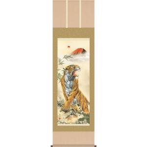 掛軸 (掛け軸) 年中掛け 四季花鳥 お得な4本セット 田村竹世 尺五立