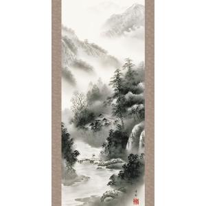 掛軸 (掛け軸) 山河憧憬 中山雪邨 尺三立 ...の詳細画像1