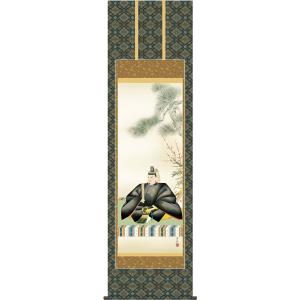 掛軸 (掛け軸) 紫式部 稲垣瑞波 尺五立 約横54.5cm×縦190cm p9824