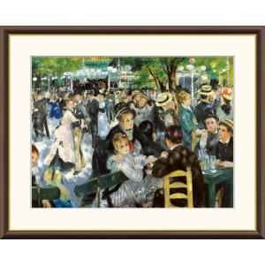 絵画 額装絵画 ピエール・オーギュスト・ルノワール 「花持つ 絵画 額装絵画 ピエール・オーギュスト・ルノワール 「花持つ