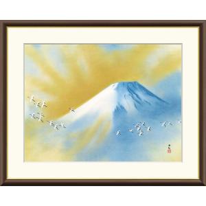 日本画 原画 宍道湖荘厳 （M150）227．3×145．4 仮額付