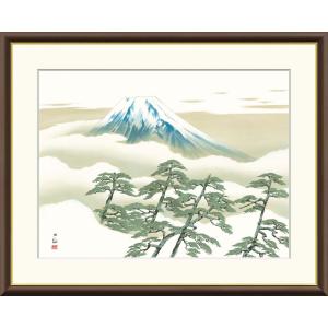 横山大観 冬の夕 （F8サイズ）（紐・フック付） 日本の名画 約横61×縦