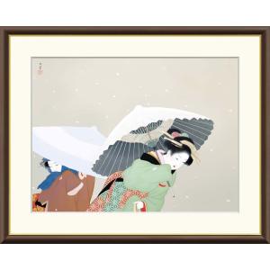 上村松園 序の舞 （F4サイズ）（紐・フック付） 日本の名画 約縦42×横