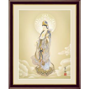 菱田春草 柿に猫 （F4サイズ）（紐・フック付） 日本の名画 約横42×縦