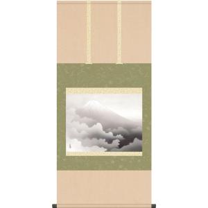 掛軸 (掛け軸) 山村春麗 川合玉堂 尺五立 約横54.5cm×縦190cm g7006