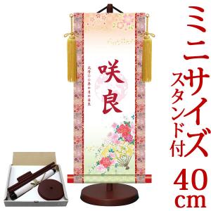 お雛様掛軸 (掛け軸) 色紙掛セット 約横31cm×縦125cm 立雛色紙 野川