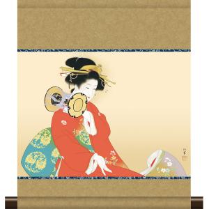天神様】ミニ掛け軸 尺巾アンドン『菅原道真公』西垣 晃堂（にしがき