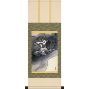 掛軸 掛け軸 本格ミニ掛軸 円山応挙 龍図 約横28cm×縦75cm ミニサイズ 名画複製画 g66...