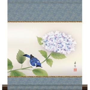 10年保証 掛け軸 ミニ掛け軸 和風 花鳥画 冬掛け 椿 近藤玄洋 モダン