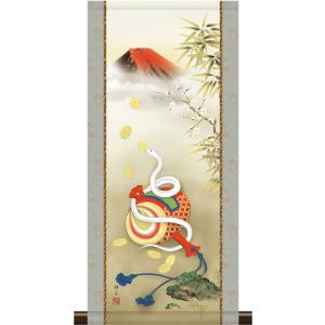 竹内栖鳳「白菊」 掛軸 掛け軸 本格ミニ掛軸 白菊 竹内栖鳳 約横28cm×縦90cm ミニ