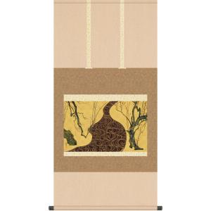 掛け軸 尾形光琳 『松の図』 【掛軸】【半間床】【趣味】 : 掛け軸