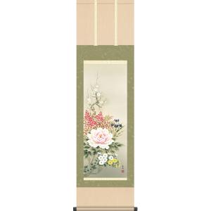 欄間額 四季花 (山本祥園) 【欄間額】 : 掛け軸・絵画の専門店 掛軸堂
