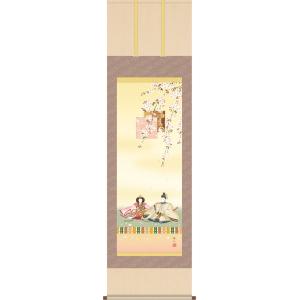 掛軸 (掛け軸) 年中掛け 竹に雀 中村遠州 尺五立 約横54.5cm×縦190cm